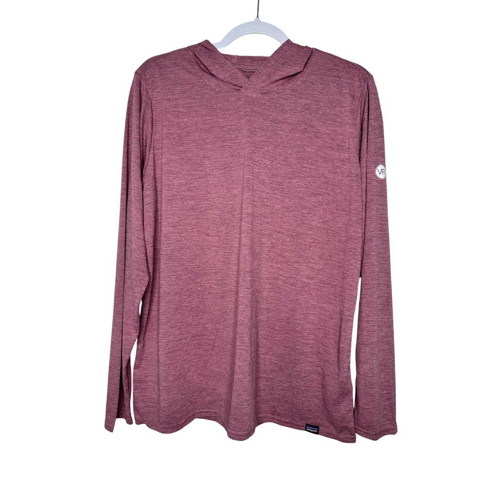 Patagonia Capilene Cool Daily Hoody XL Pink Heathered Long Sleeve Sun Shirt